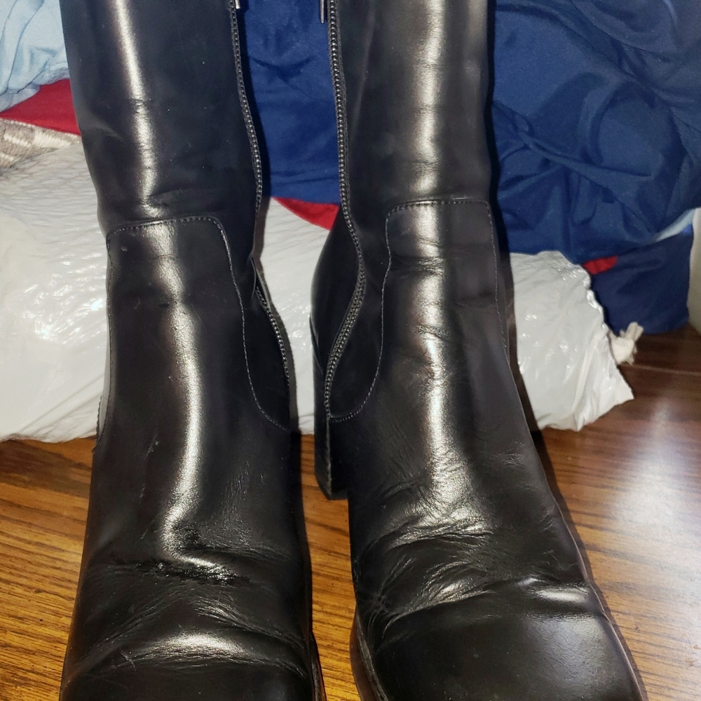 Tommy Hilfiger Vintage Chunky Black 90s Boots